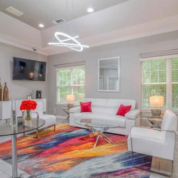 living room at Park at Arlington located in Covington, GA