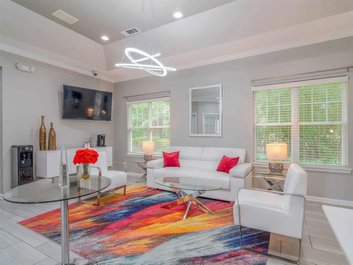 living room at Park at Arlington located in Covington, GA